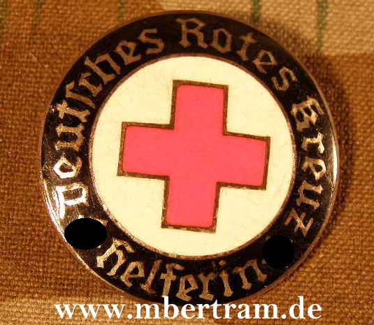 Deutsches Rotes Kreuz Brosche " Helferin ", 3. Form