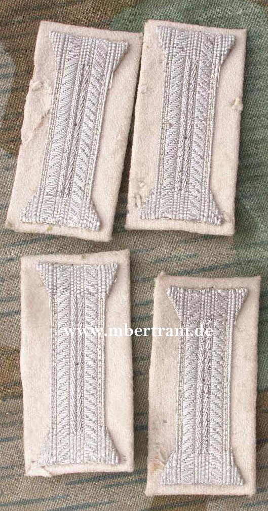 4 Ärmelpatten für Waffenrock Infanterie