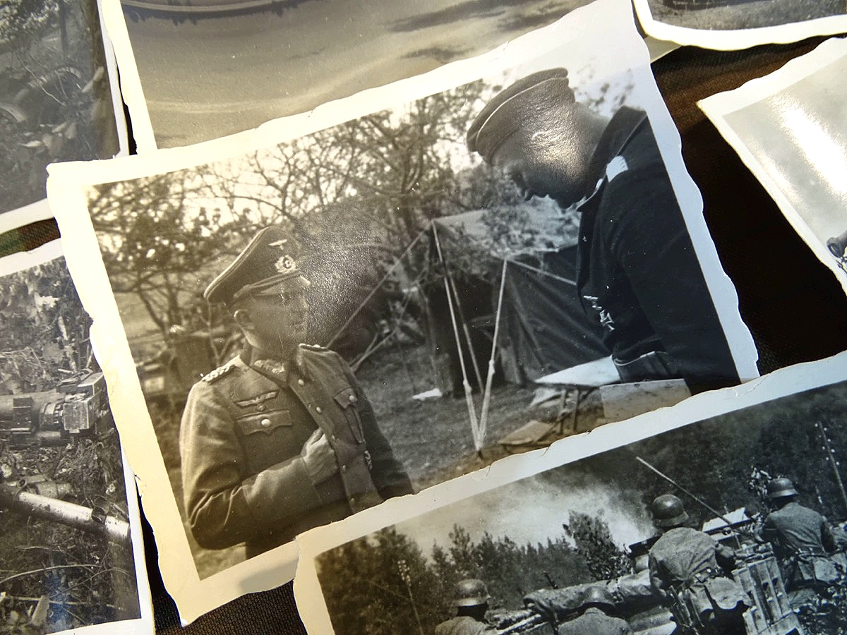 Fotoserie, 72 Fotos des Hannoversches Schützen Rgt., Russlandfeldzug für Dienstzeitalbum
