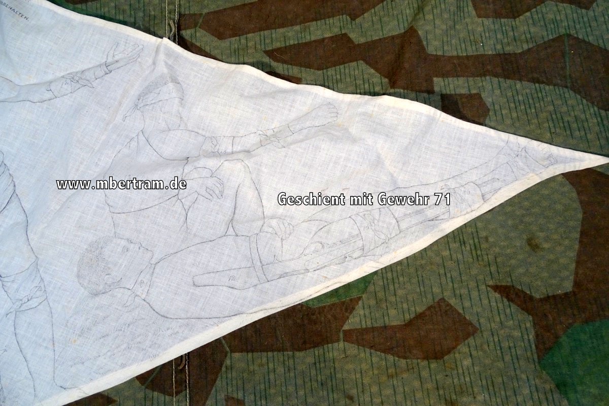 Prof. Dr. Esmarchs Verbands Dreieckstuch, 1871-1918, Verband mit Gewehr 71