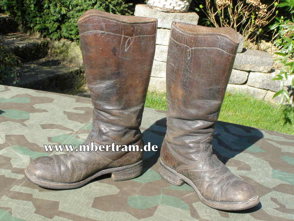 Husarenstiefel, Deutsches Reich 1. Weltkrieg, 1917 SELTEN !!!