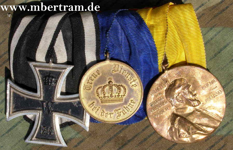 3er ORDENSSPANGE:EK2 14, preuss. DA-12J., CENTENAER...