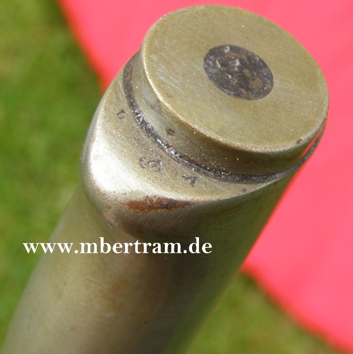 10344-9 Lebel Bajonett M 86 , 1. Mod., Neusilbergriff, mit Scheide