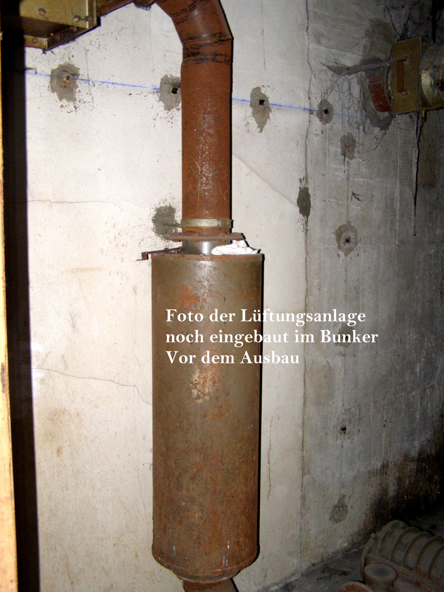 10511-47 Bunker Lüftungsanlage, 1942. 2 riesige Filter, Pumpe...