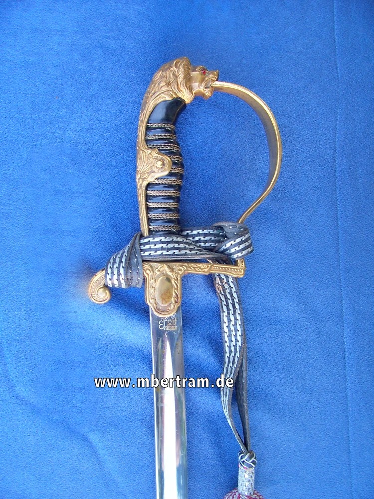 Wehrmacht Officers- Lionshead Sword " Eickhorn"