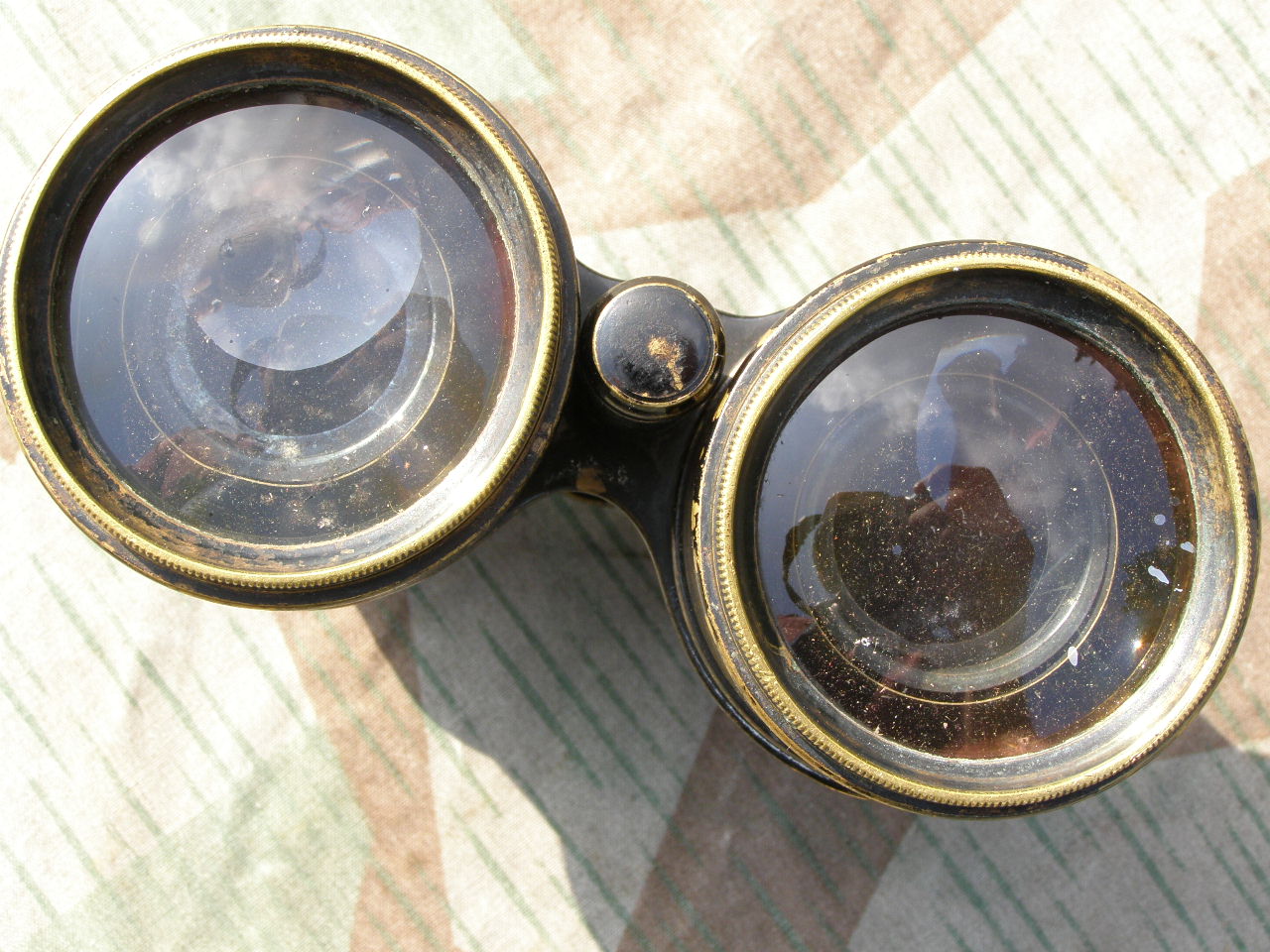 Preuss. Beute Fernglas "Charkow, Paris, Th.Witt Opticien"