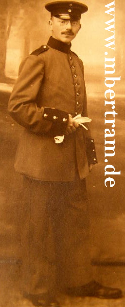 Soldat der 4. Comp, 2. Ers..Batl. Inf. Rgt. No 30 um 1915