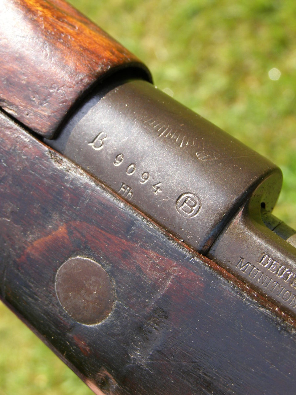 10245-13 Deutsches Deko Gewehr von DWM Berlin Mod. 1908.