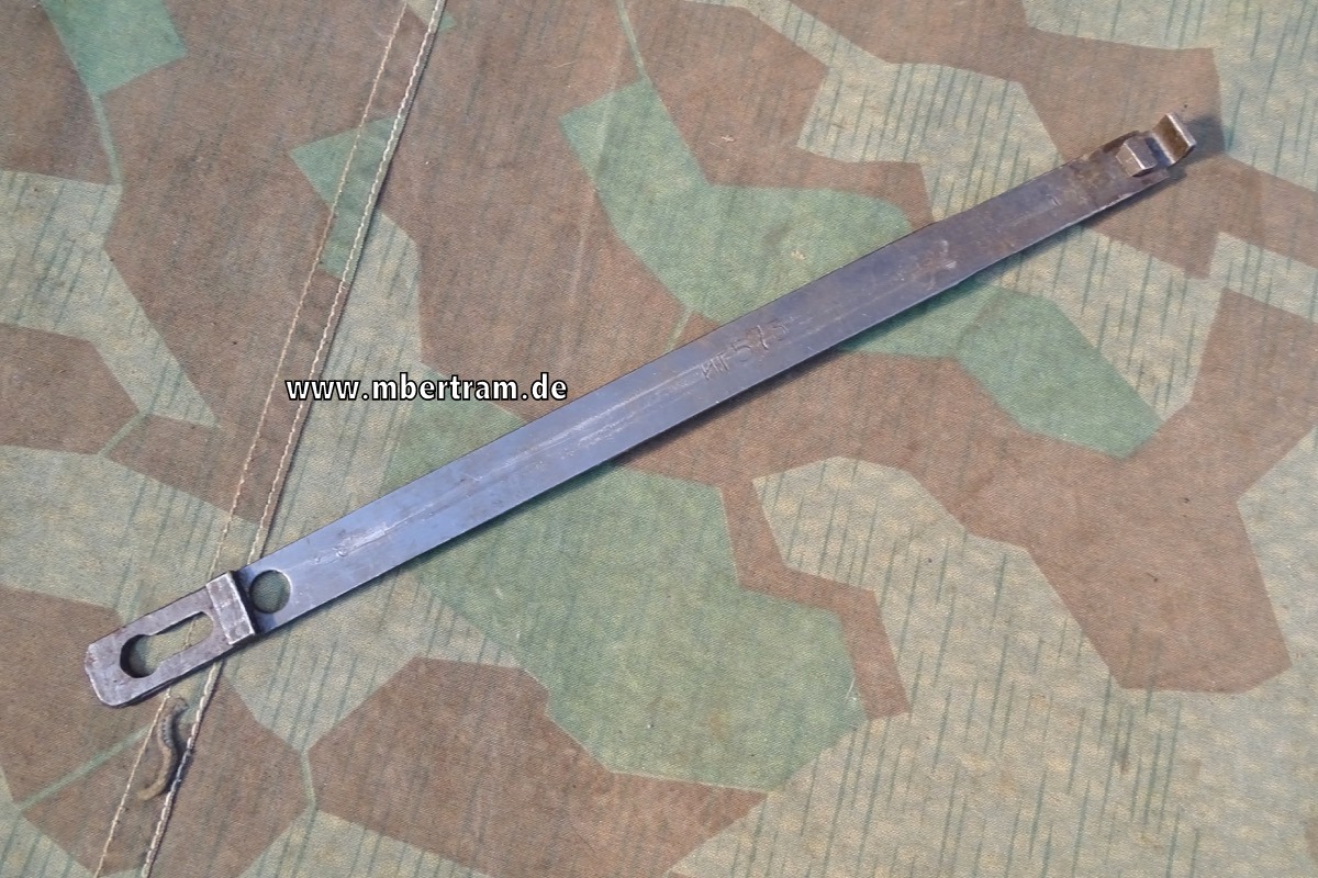 Ersatzteil MG Maxim 1910, lange Schiene aus Gehäuse