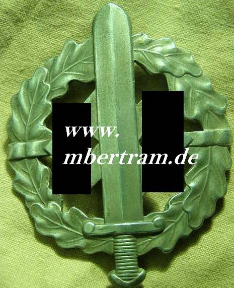 SA-Sportabzeichen in Silber, Eisen, Typ 2, Fechler Bernsbach