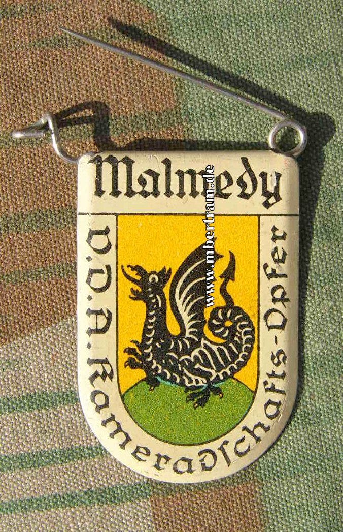 WHW, Mai 1938 " Malmedy" Blech.