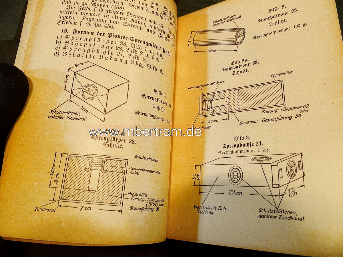 20979-11 H.Dv. 316 Dienstvorschrift Pionierdienst aller Waffen 1936
