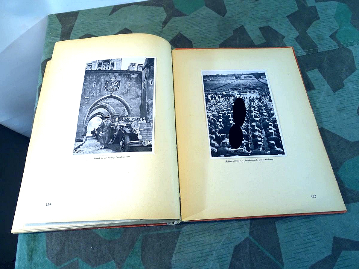 SAMMELBILDER ALBUM ADOLF HITLER,1936, mittlerer Zustand SAMMELBILDER ALBUM ADOLF HITLER,1936, mittlerer Zustand