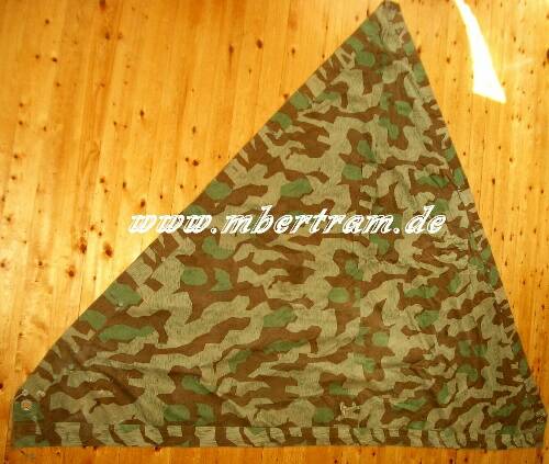 Dreieckszeltbahn Wehrmacht. farbfrisch, alle Knöpfe , Hst.