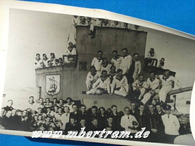 Porträtfoto M 202, Schiffswappen- Wikingerschiff. 5. Mi.suchf.