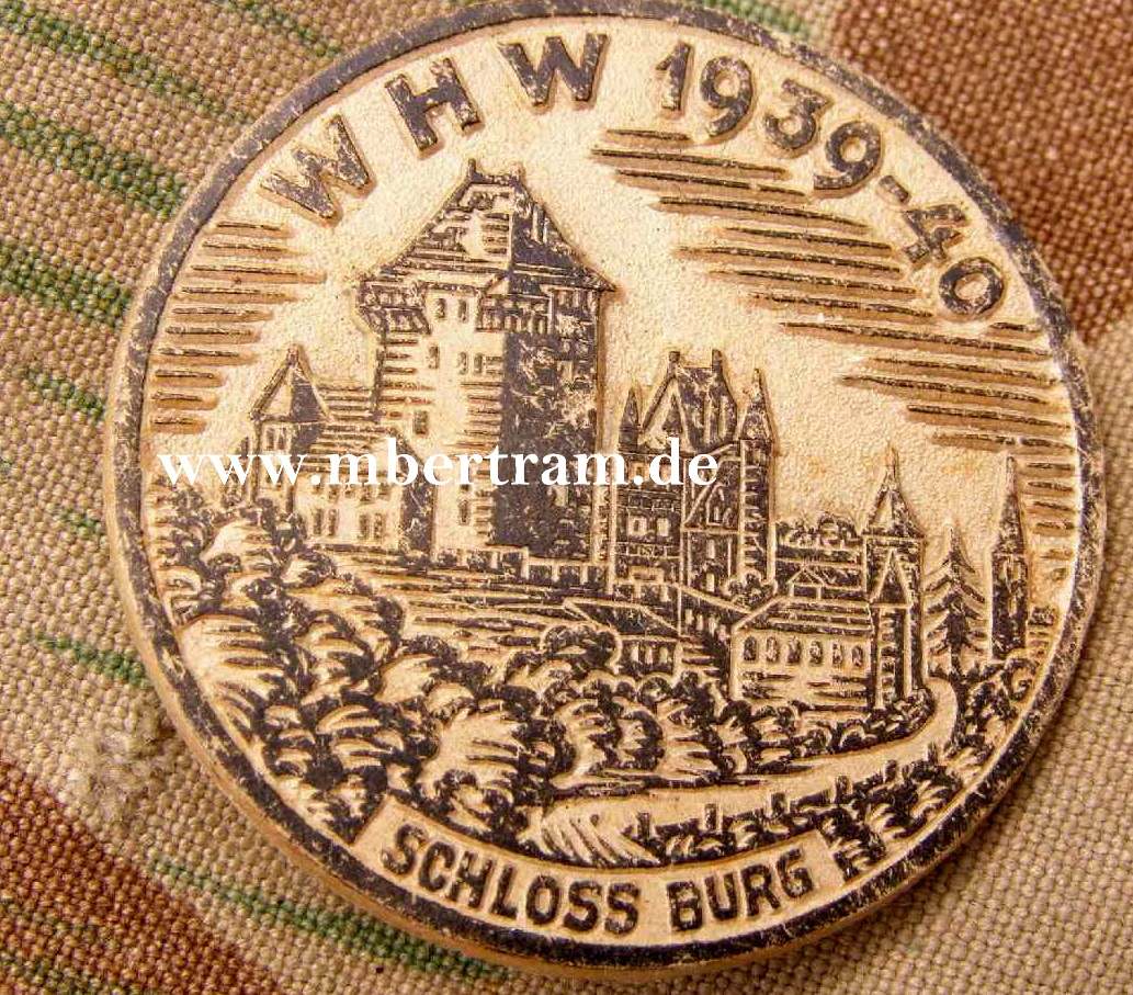 WHW 1939-40 " Schloss Burg" Bergisches Land