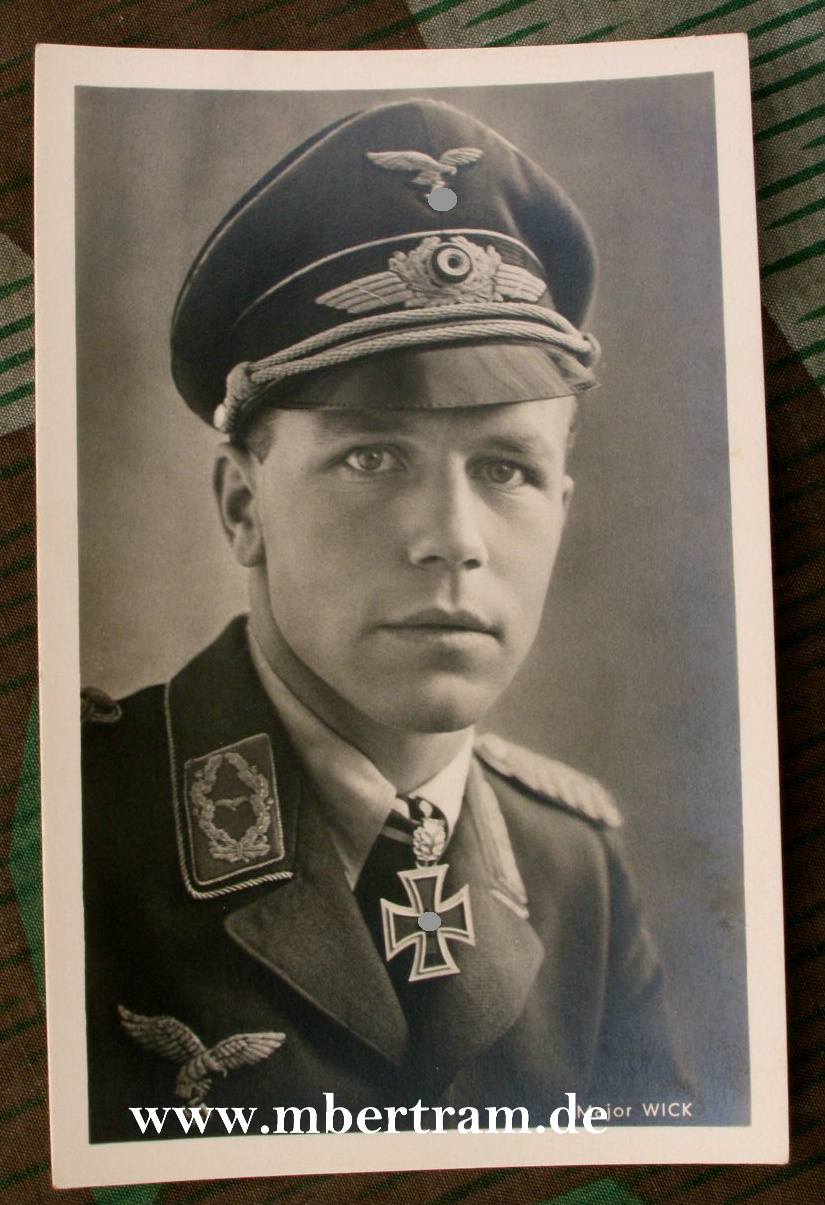 Luftwaffe : "Major Wick", Eichenlaub Träger