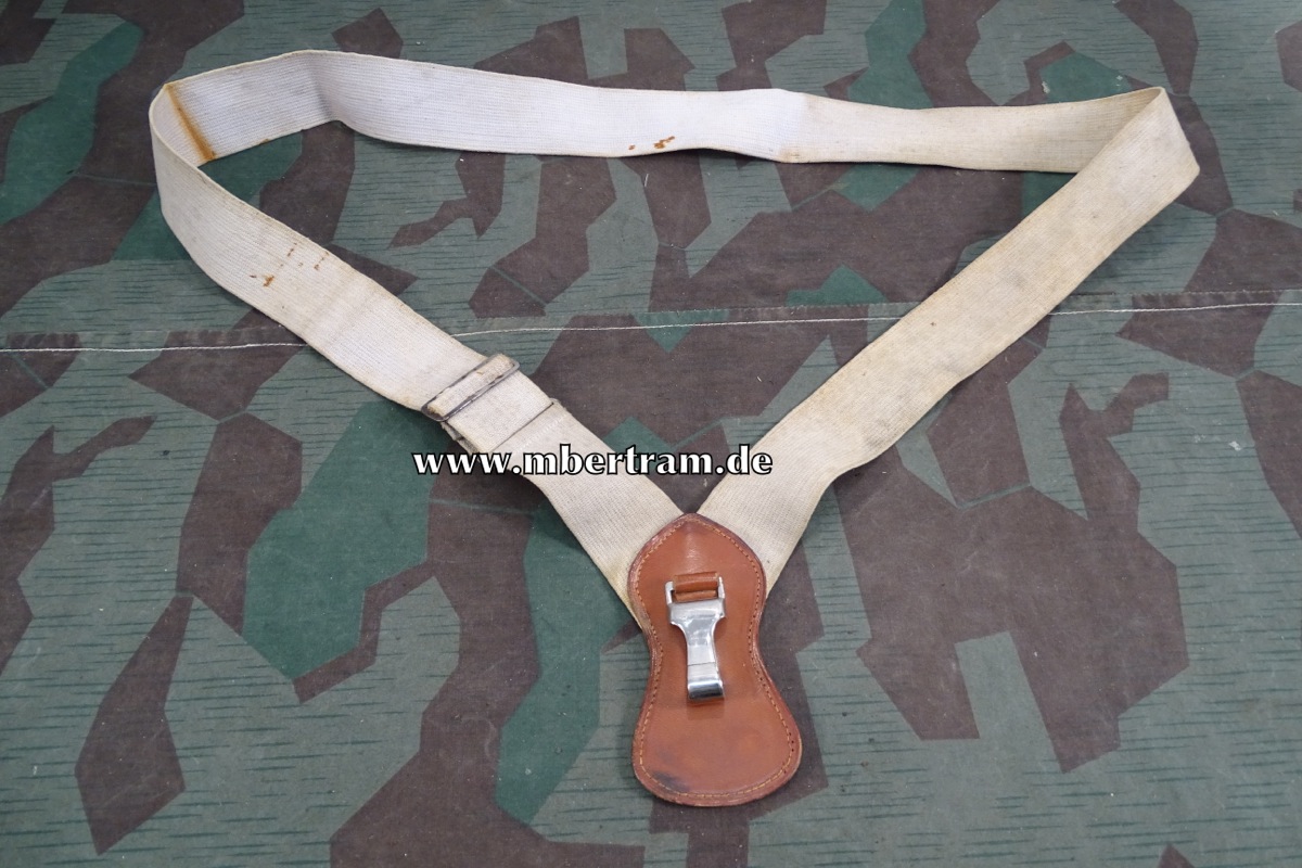 Wehrmacht Säbelunterschnallgurt, Schultergurt für Blankwaffen, mit Karabinerhaken