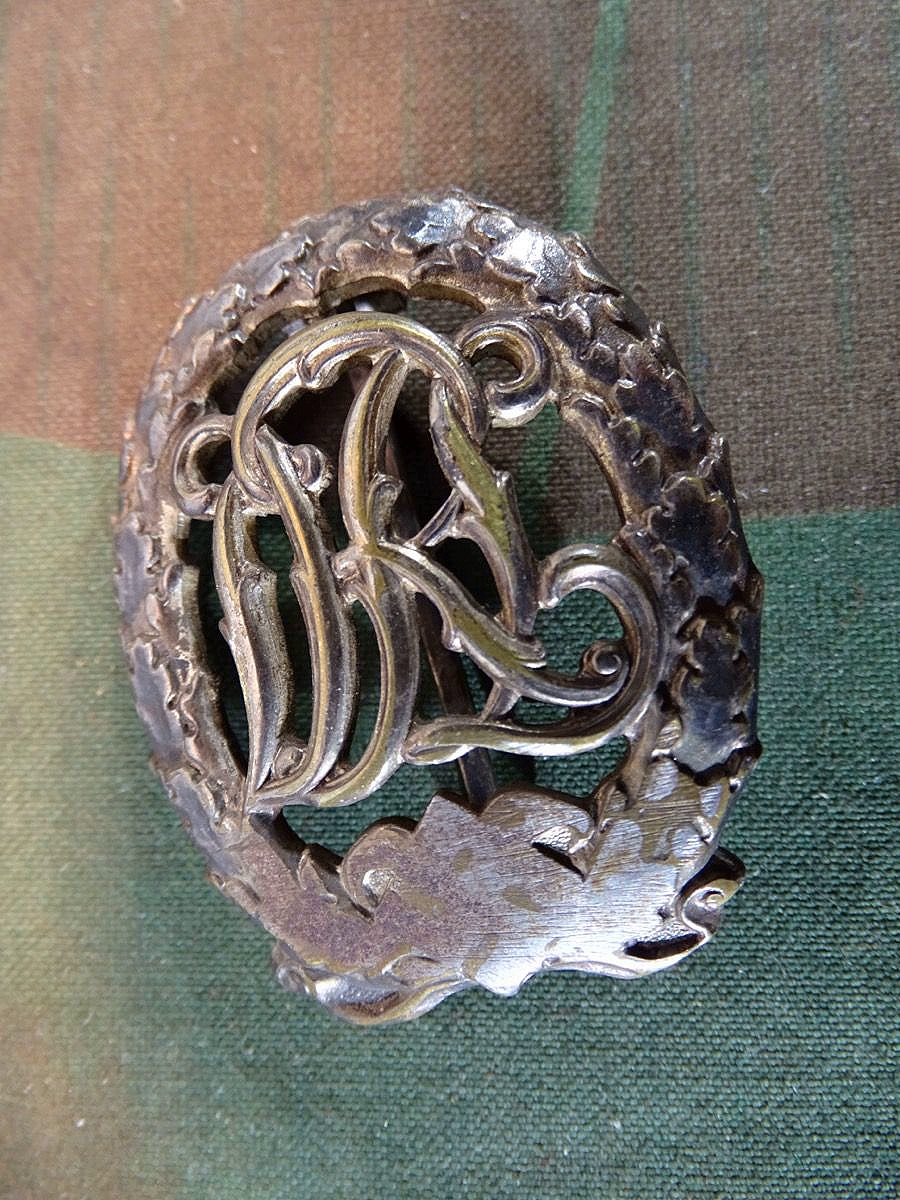 DLR Sportabzeichen in bronze, Buntmetall, Wernstein Jena, entnazifiziert. 