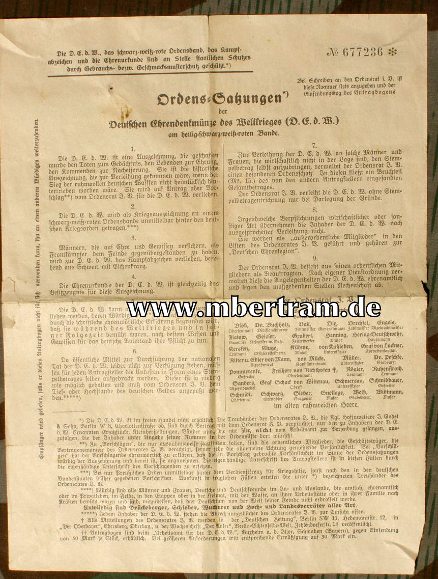 11560-10 Orden, Urkunden: Ehrendenkm. Landw. DA, Ehrenkr., Kyfh.