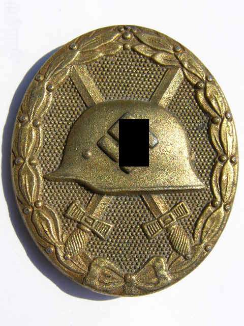 Verwundeten Abzeichen in Gold, 65 Klein und Quetzer