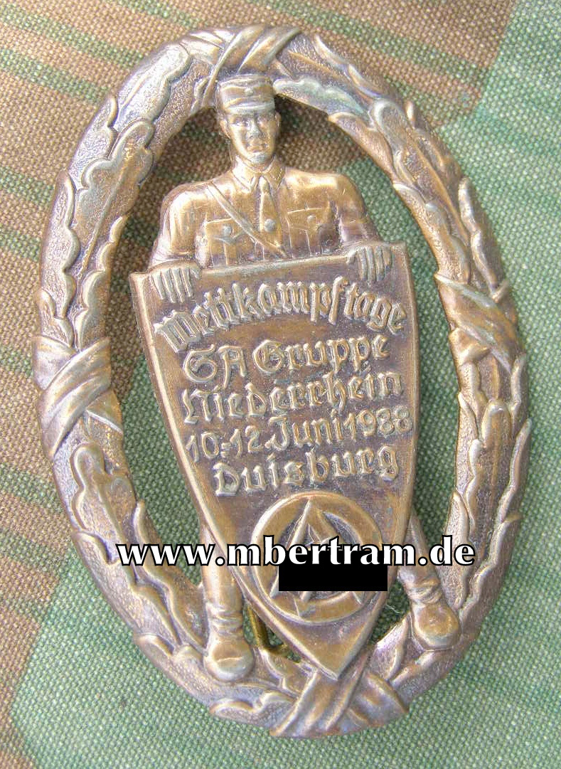 SA - Wettkampftage SA Gruppe Niederrhein 10.-12. Juni 1938