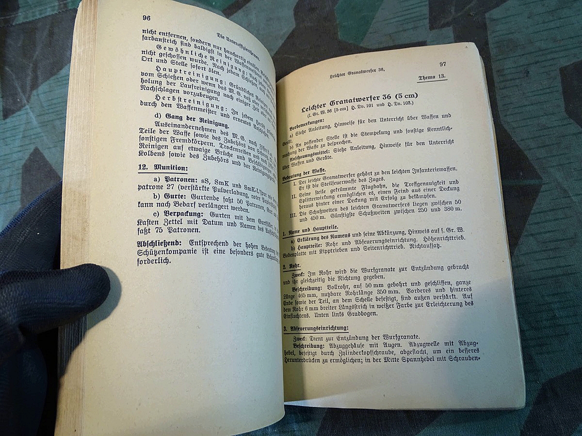 Unteroffizierthemen, ein Handbuch für den Unteroffiziersunterricht 1940. 