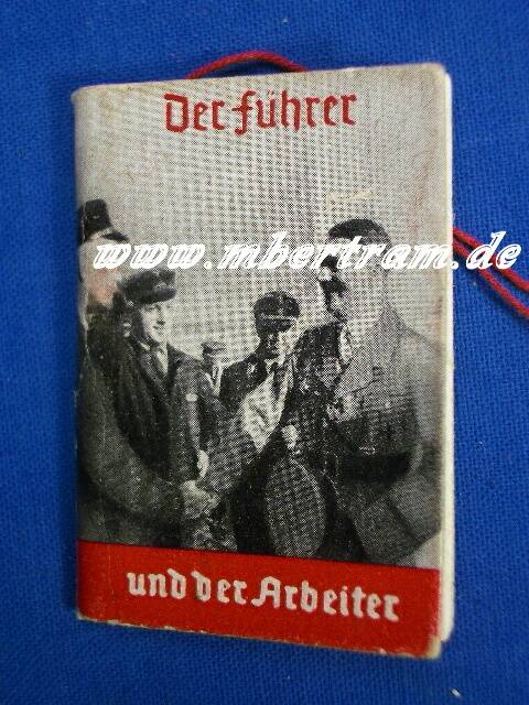 WHW Heftchen: "Der Führer und der Arbeiter"