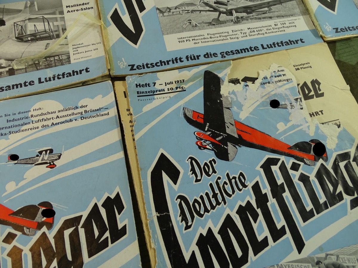 6 Ausgaben Der Deutsche Sportflieger 1937 6 Ausgaben Der Deutsche Sportflieger 1937