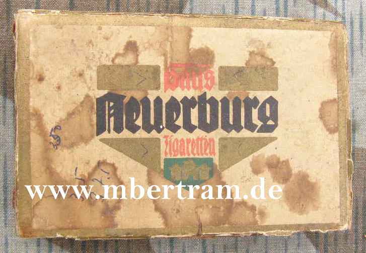 "Haus Neuerburg" Zigaretten, 25 Stck. um 1944/45, - voll