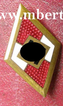 GOLDENES HJ EHRENZEICHEN, "B" Stück RZM, Deumer