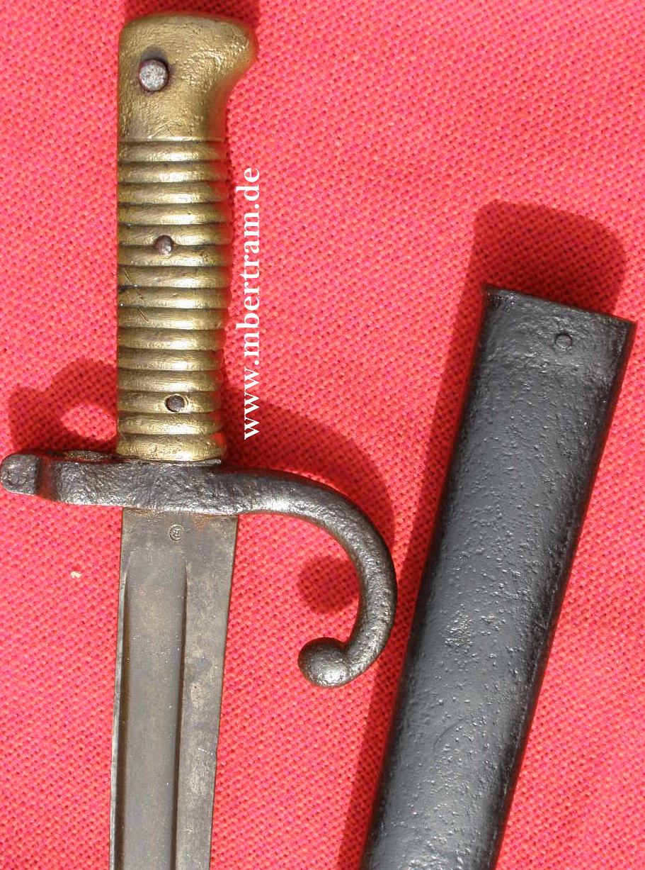 Frankreich Säbelbajonett M 1866, Herstellermarke WKC