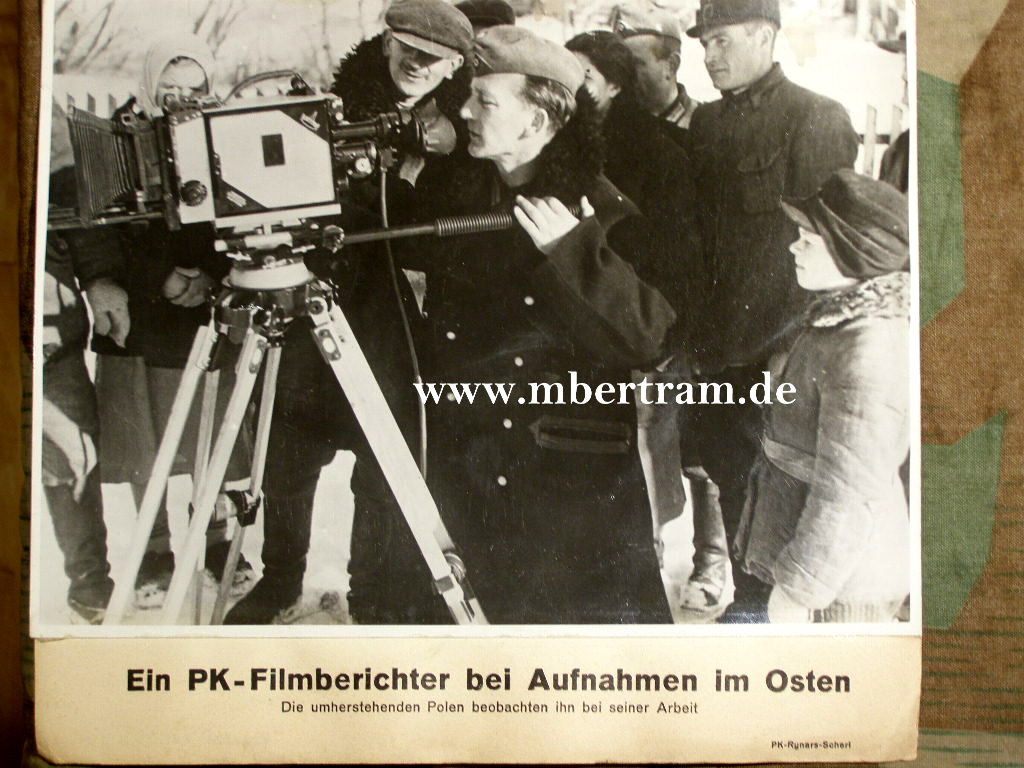 PK Filmberichter bei Aufnahmen im Osten / Polen. , 28.01.41