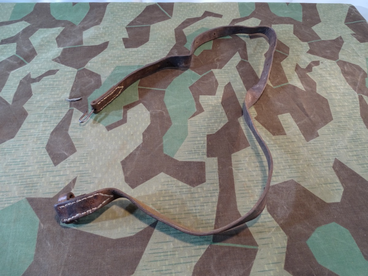 Brauner Leder Trageriemen für Steyr Mannlicher M 95 Karabiner, vereinfachte Fertigung 1916