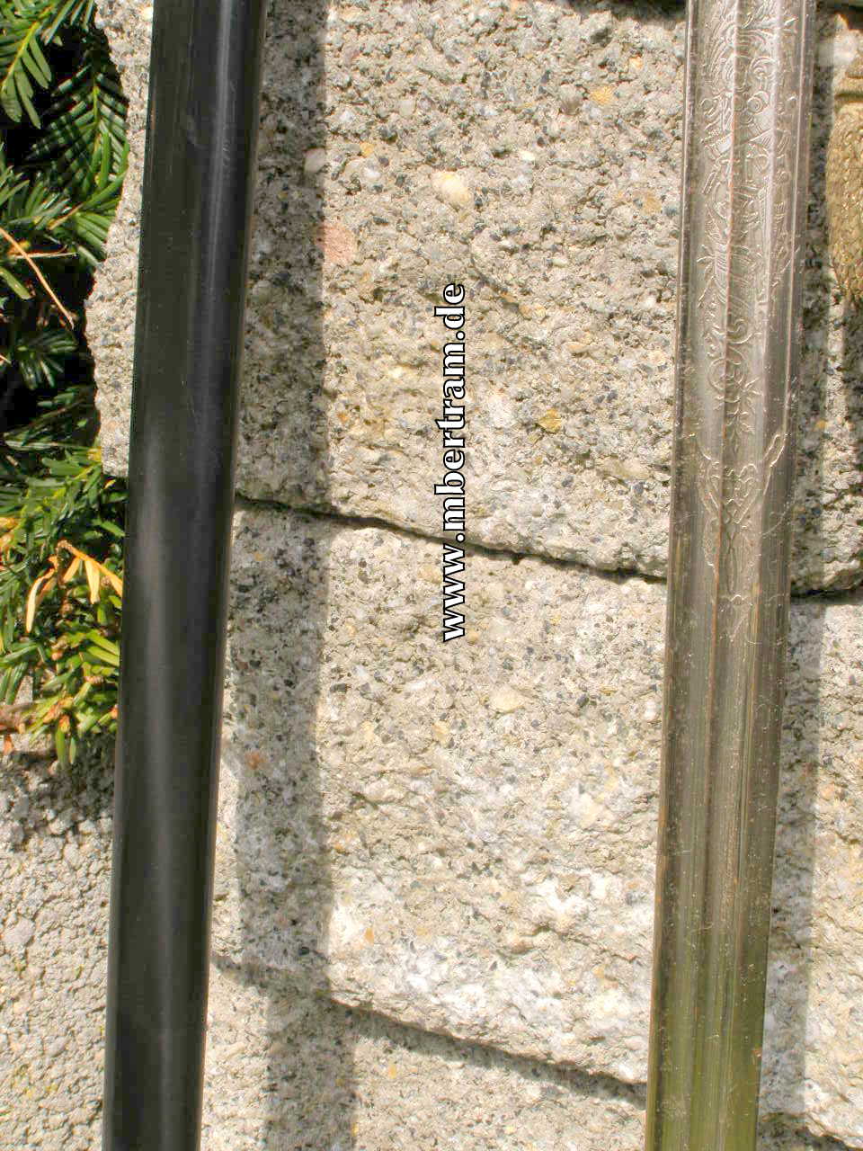 10304-10 Extra-Kürassier-Degen M 1854 -Klingenätzung, Portepee.