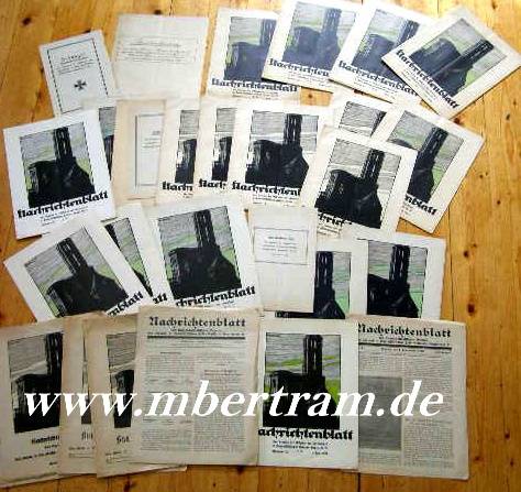 Verein d. ehem. 2.oberels.F.Art.Rgt.51,1922-1933. 27 Papiere
