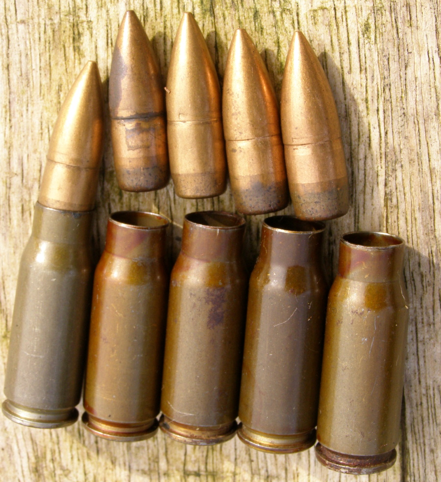 5 STURMGEWEHR 44 PATRONEN,NEUWERTIG