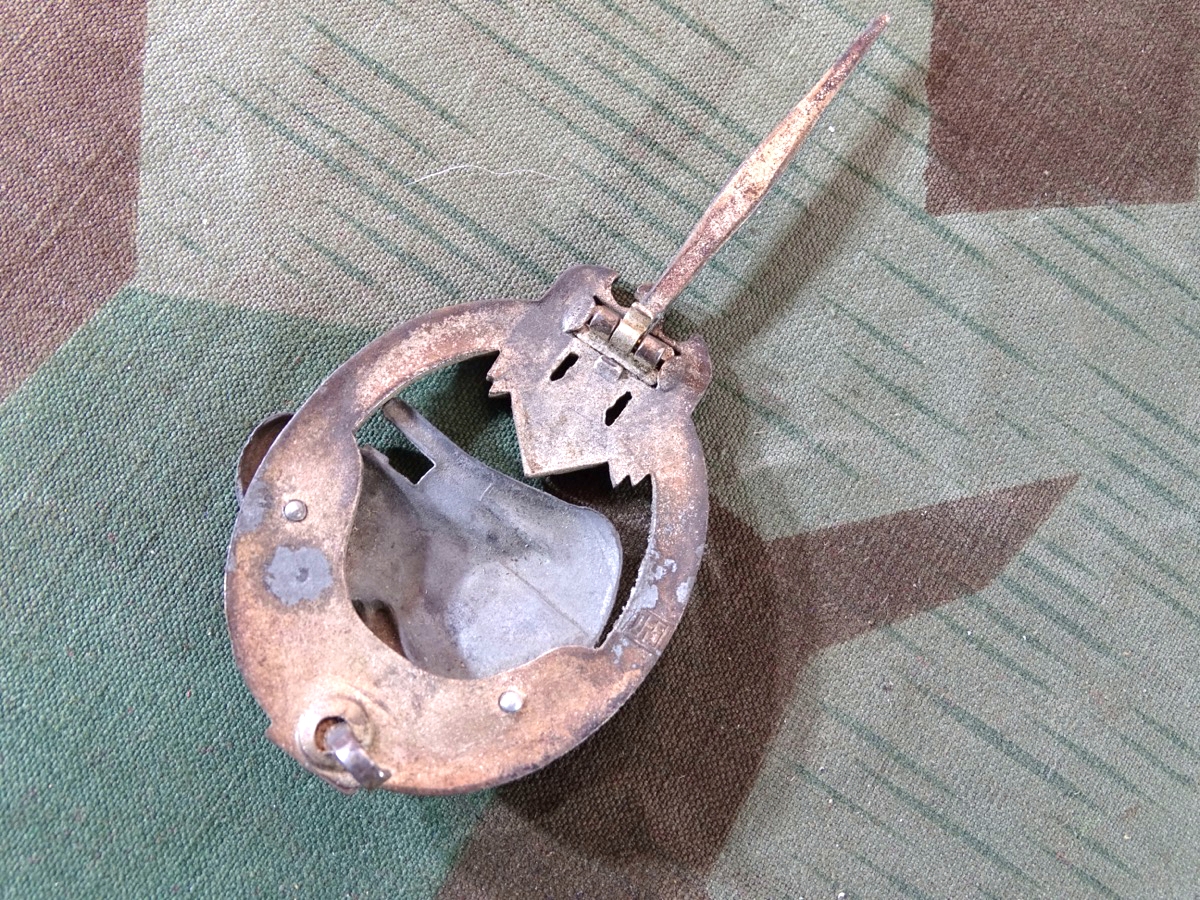 Panzerkampfabzeichen in Silber "25" Feinzink, JFS Panzerkampfabzeichen in Silber "25" Feinzink, JFS
