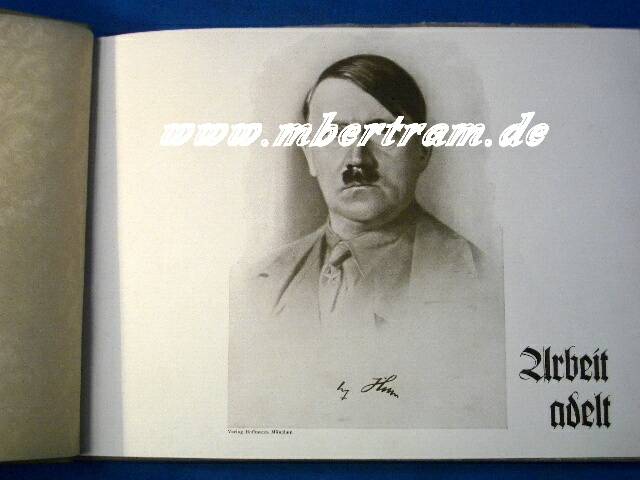 1705-4 RAD/ Reichsarbeitsdienst Dienstzeitalbum. RAD Abt. 5/86,Wehrmachts Dienstzeitalbum