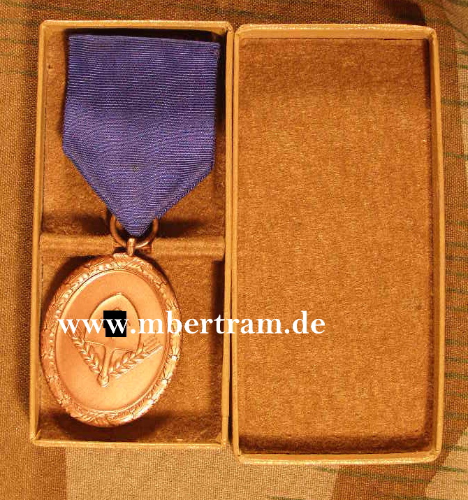 RAD Dienstauszeichnung für Männer 4. Stufe in Bronze, mit Schatulle, TOP Zustand