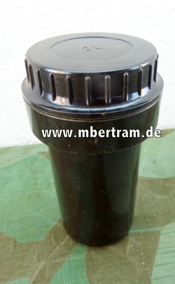 Wehrmachts Bomben Zünderdose Bakelit, Deckelstempel " 2L." jrx 1941