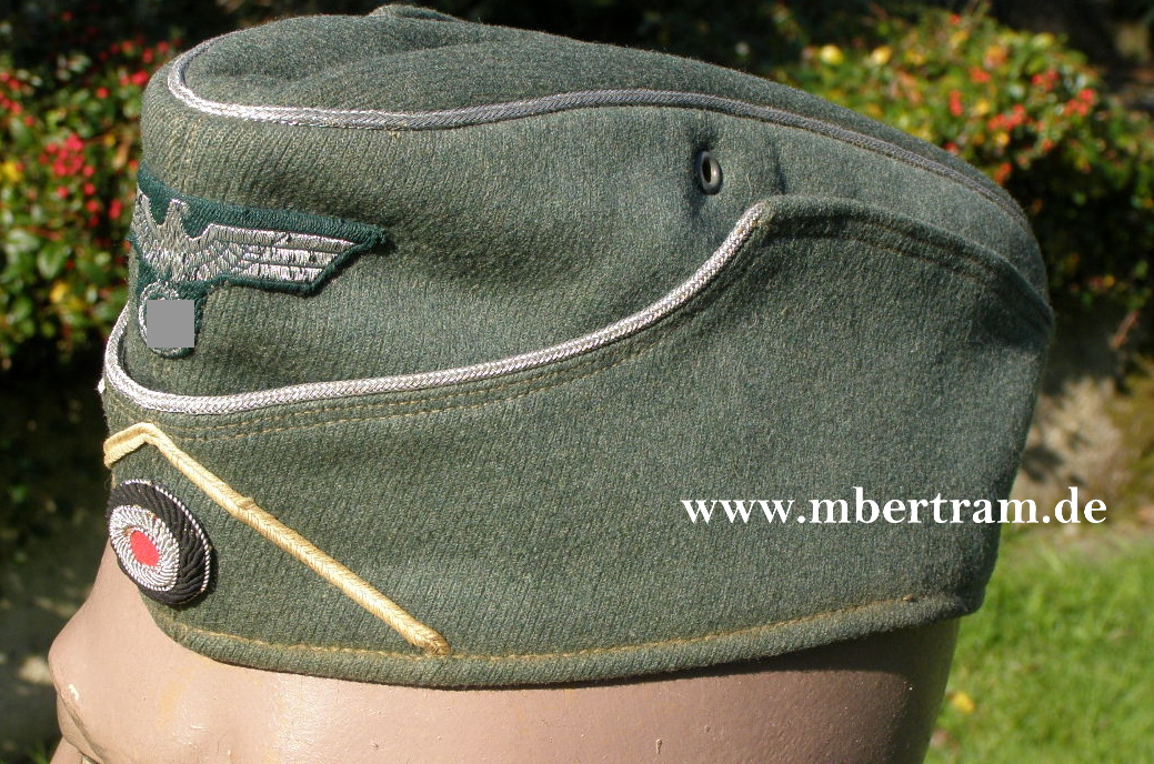 Wehrmacht Schiffchen für Offiziere der Infanterie um 1942