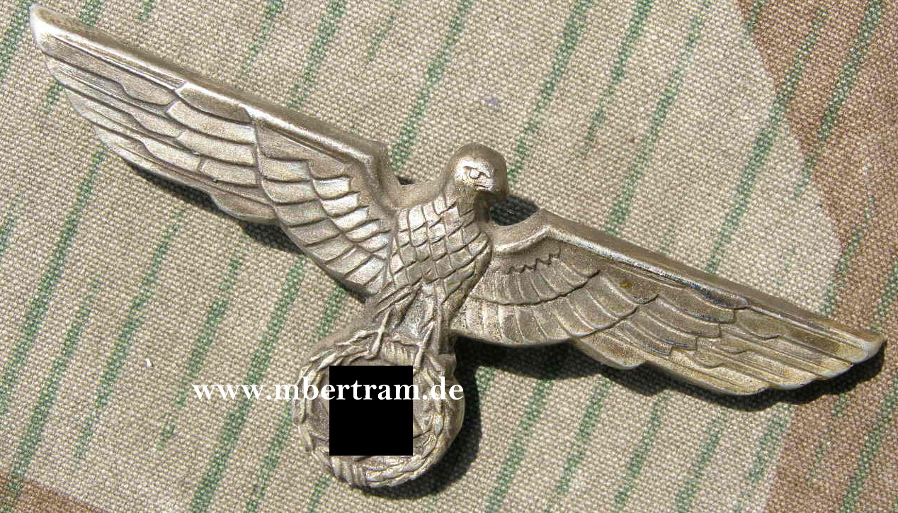 Mützenadler f. Schirmmütze Wehrmacht Heer, o. Splinte