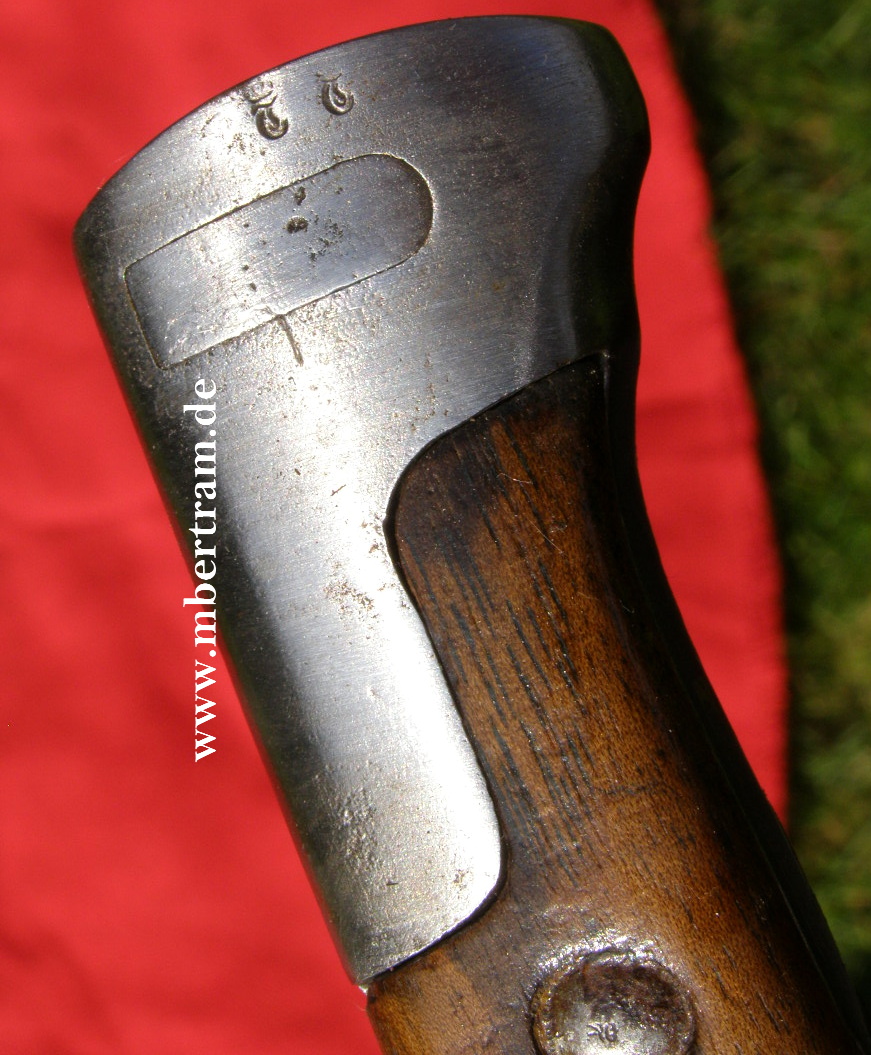 10364-8 Preußen Seitengewehr M 1884/98 a.Art, Doppelhersteller WKC u. Erfurt, 1. Ersatz-MG-Kompanie