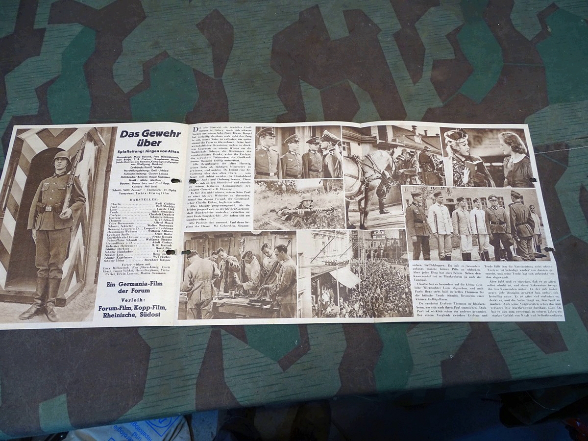Das Programm von heute, Kino Programmheft, Das Gewehr über, 1939