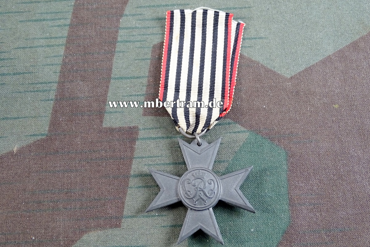 Kreuz für Kriegshilfsdienst, Preussen mit Band