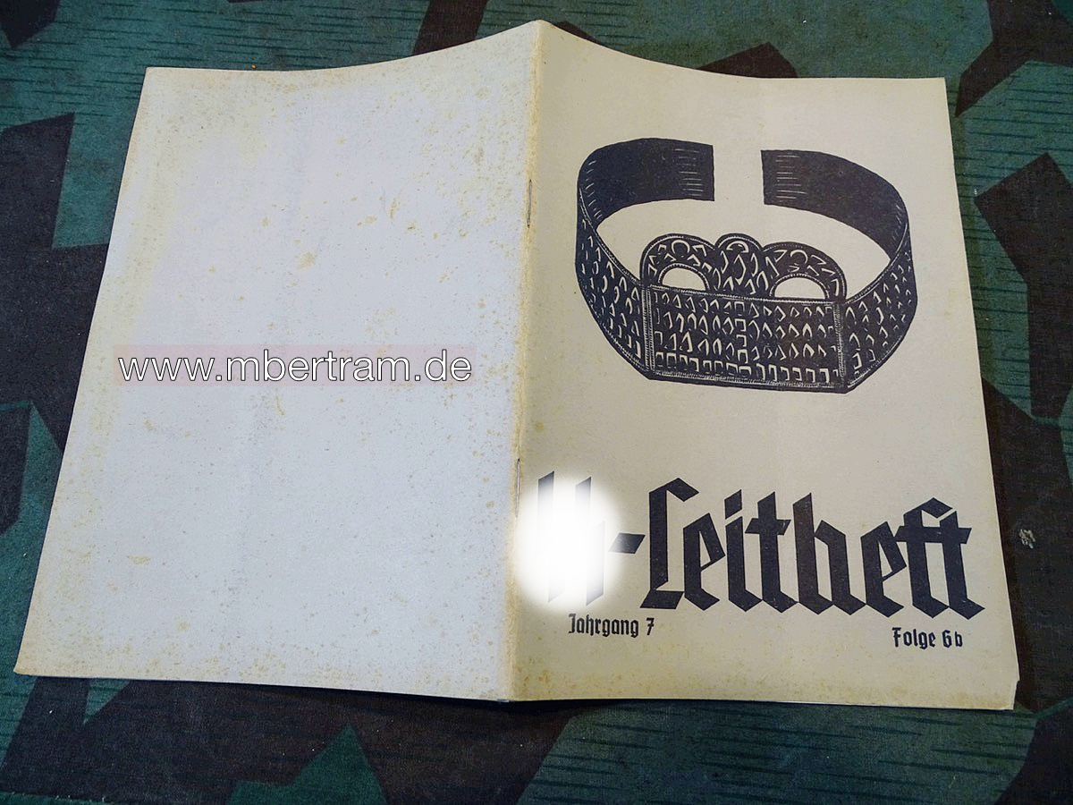 Der Reichsführer SS: SS Germanische Leithefte, Jahrgang 7, Folge 6 b SELTEN!!