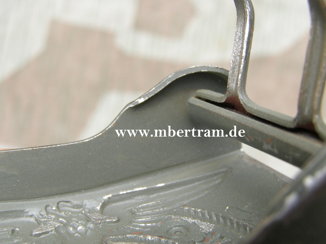 10055-9 SELTENES EXTREM SPÄTES SS Koppelschloß mit Riemen