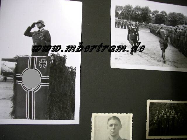 Dienstzeitalbum Luftwaffe, 109 Fotos, z.B.: Ju 52, Bord-MG 15