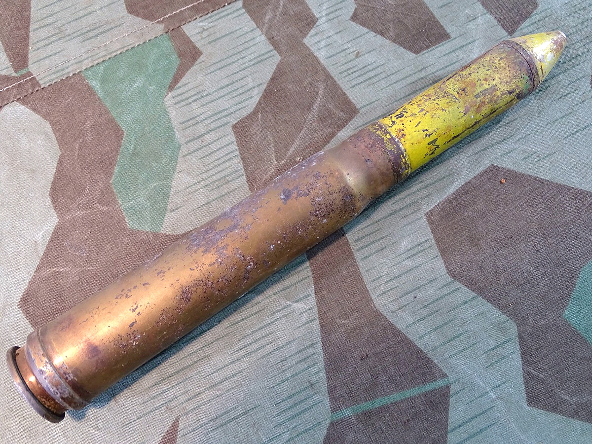 Deko-Patrone MK 103, 30 mm Bordkanone, viel Originallack, FW 190 / ME 262 1944